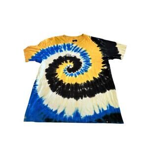 DC‎ Shoe Company Tie-Dye T-Shirt - Pre-Owned, Large, Unique Spiral Design